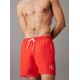 Calvin Klein KM0KM01101-XM8, Medium Drawstring Swimwear Men  Ανδρικό Μαγιό, ΚΟΚΚΙΝΟ