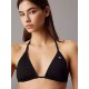 Γυναικείο Τριγωνάκι Μαγιό, Calvin Klein Triangle-RP Bikini Top  KW0KW02343-BEH, ΜΑΥΡΟ