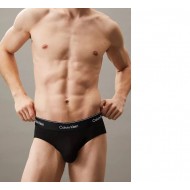 Calvin Klein LV00NB4388-TM6, ICON COTTON STRETCH Hip Brief, Ανδρικά Σλιπ 3 τεμ. BLACK 