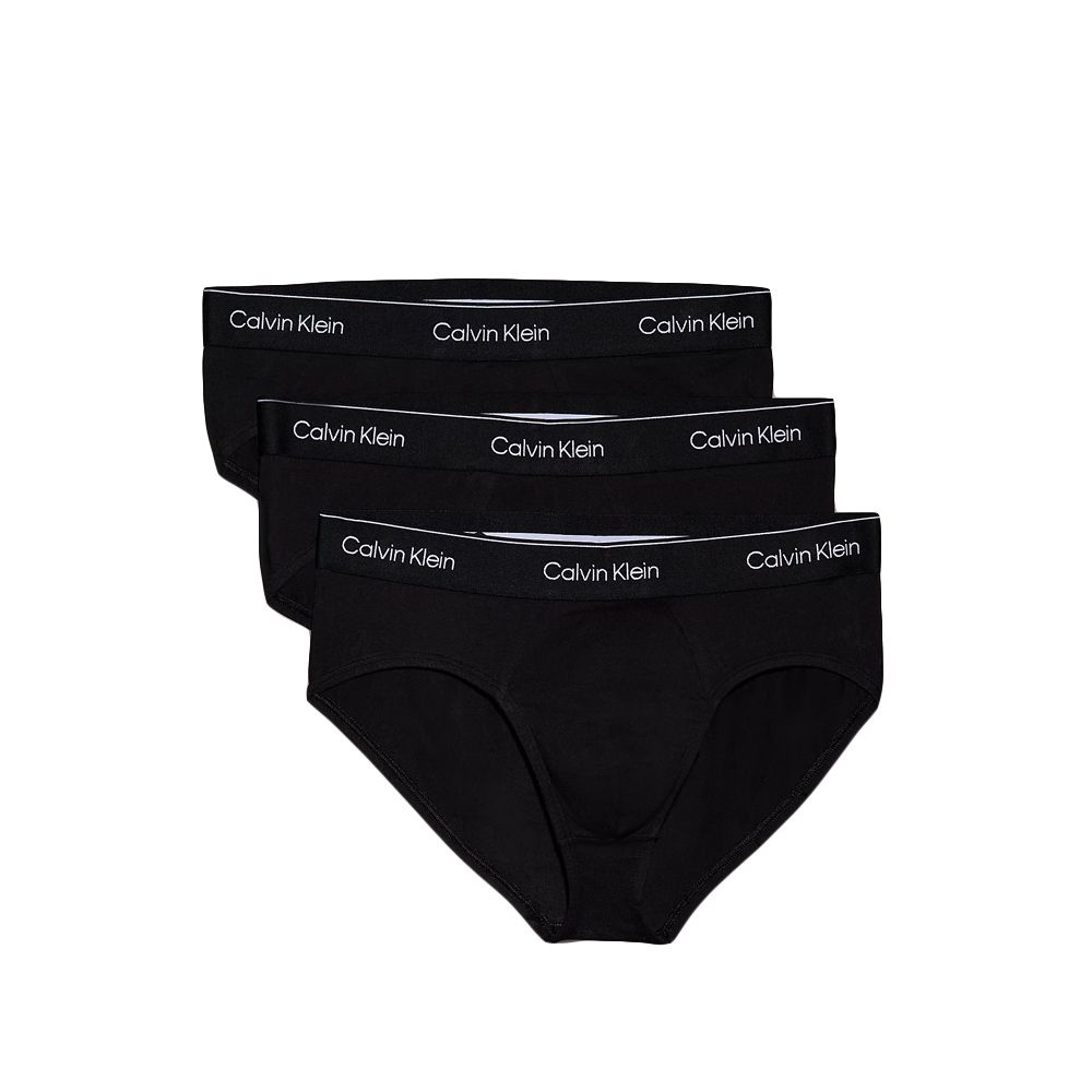 Calvin Klein LV00NB4388-TM6, ICON COTTON STRETCH Hip Brief, Ανδρικά Σλιπ 3 τεμ. BLACK Calvin Klein LV00NB4388-TM6, ICON COTTON STRETCH Hip Brief, Ανδρικά Σλιπ 3 τεμ. BLACK
