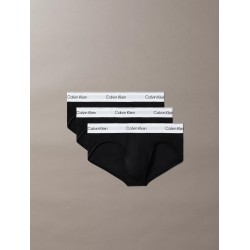 Calvin Klein LV00NB4388-UB1, ICON COTTON STRETCH Hip Brief, Ανδρικά Σλιπ 3 τεμ. BLACK 