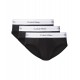 Calvin Klein LV00NB4388-UB1, ICON COTTON STRETCH Hip Brief, Ανδρικά Σλιπ 3 τεμ. BLACK 