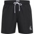 Calvin Klein KM0KM01101-BEH, Medium Drawstring Swimwear Men  Ανδρικό Μαγιό, ΜΑΥΡΟ