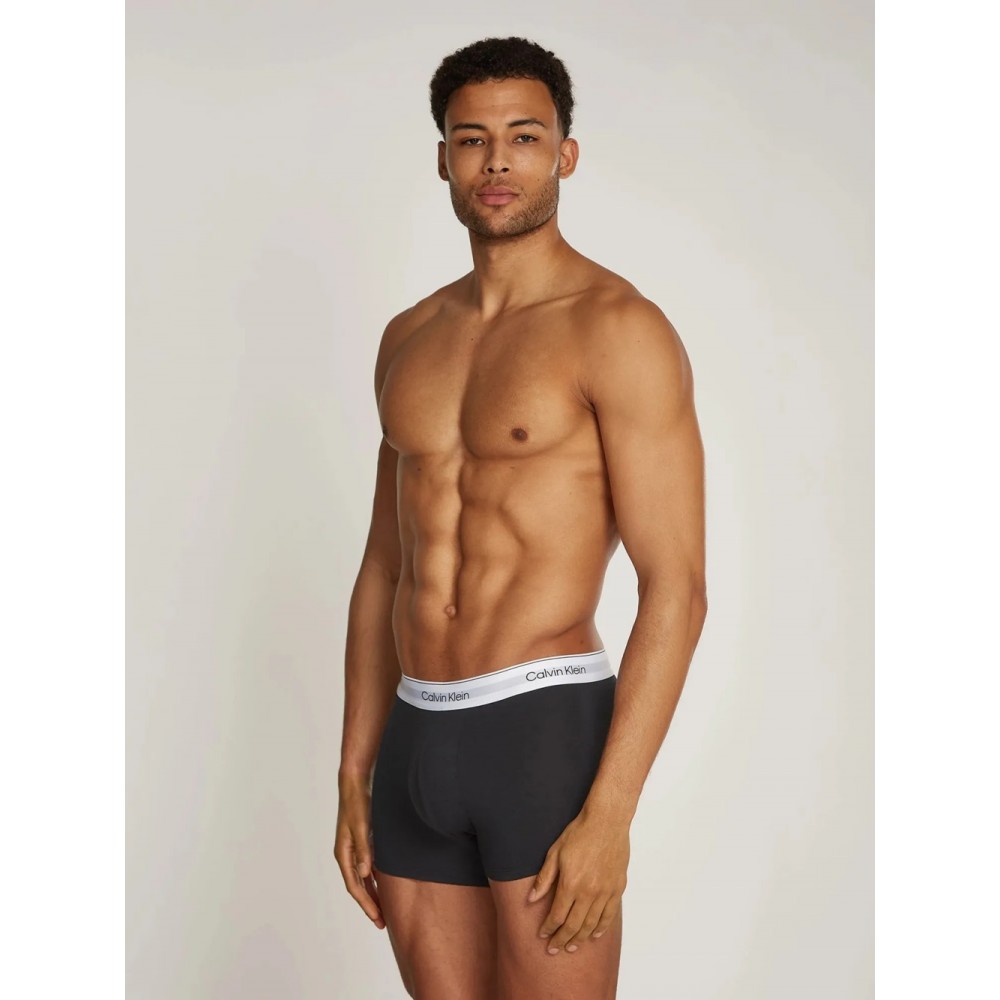 Calvin Klein Low Rise Trunk LV00NB4389-UB1 3pack, Ανδρικά Μπόξερ ΜΑΥΡΑ