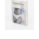 Calvin Klein  Bikini  3Pack 000QD5209E-W9G, Γυναικεία Κυλοτάκια Thong  σετ 3 τεμ. MULTI COLOUR