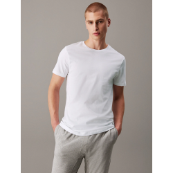 Calvin Klein LV00NB4051-100,  S/S Crew Neck 3pk, Ανδρικές Φανέλες Κοντό Μανίκι 3 τεμ.  ΑΣΠΡΟ