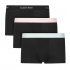 Calvin Klein LV00NB4389-3ZG, Ανδρικά Μπόξερ 3pack Low Rise  Trunk Cotton Stretch, ΜΑΥΡΟ