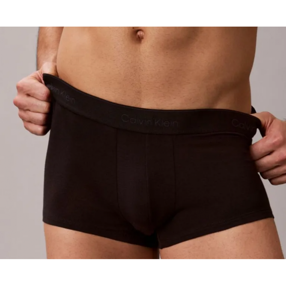 Calvin Klein Low Rise Trunk LV00NB4389-40I 3pack, Ανδρικά Μπόξερ ΜΑΥΡΑ