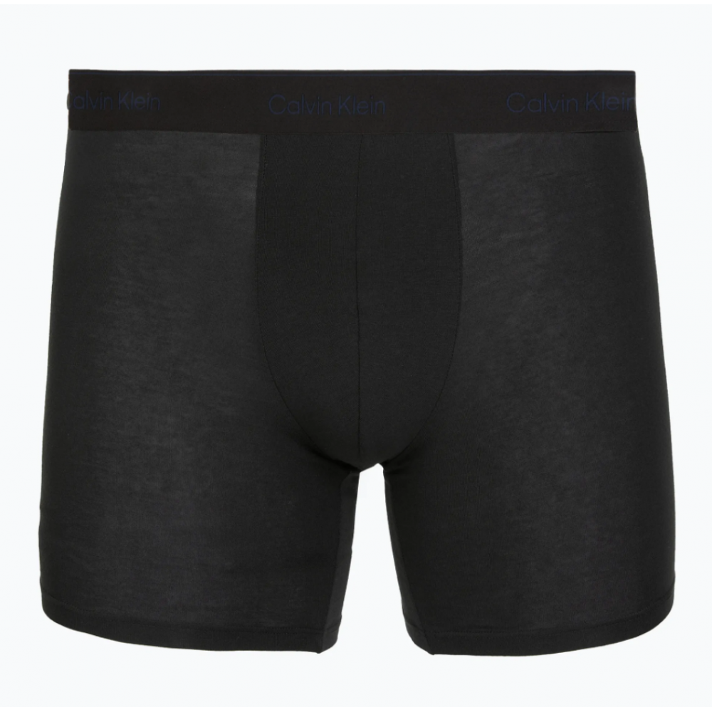 Calvin Klein LV00NB4394-40I, Men's Icon Boxer Brief  3 τεμ. Ανδρικά Μπόξερ Μακρύ, ΜΑΥΡΟ