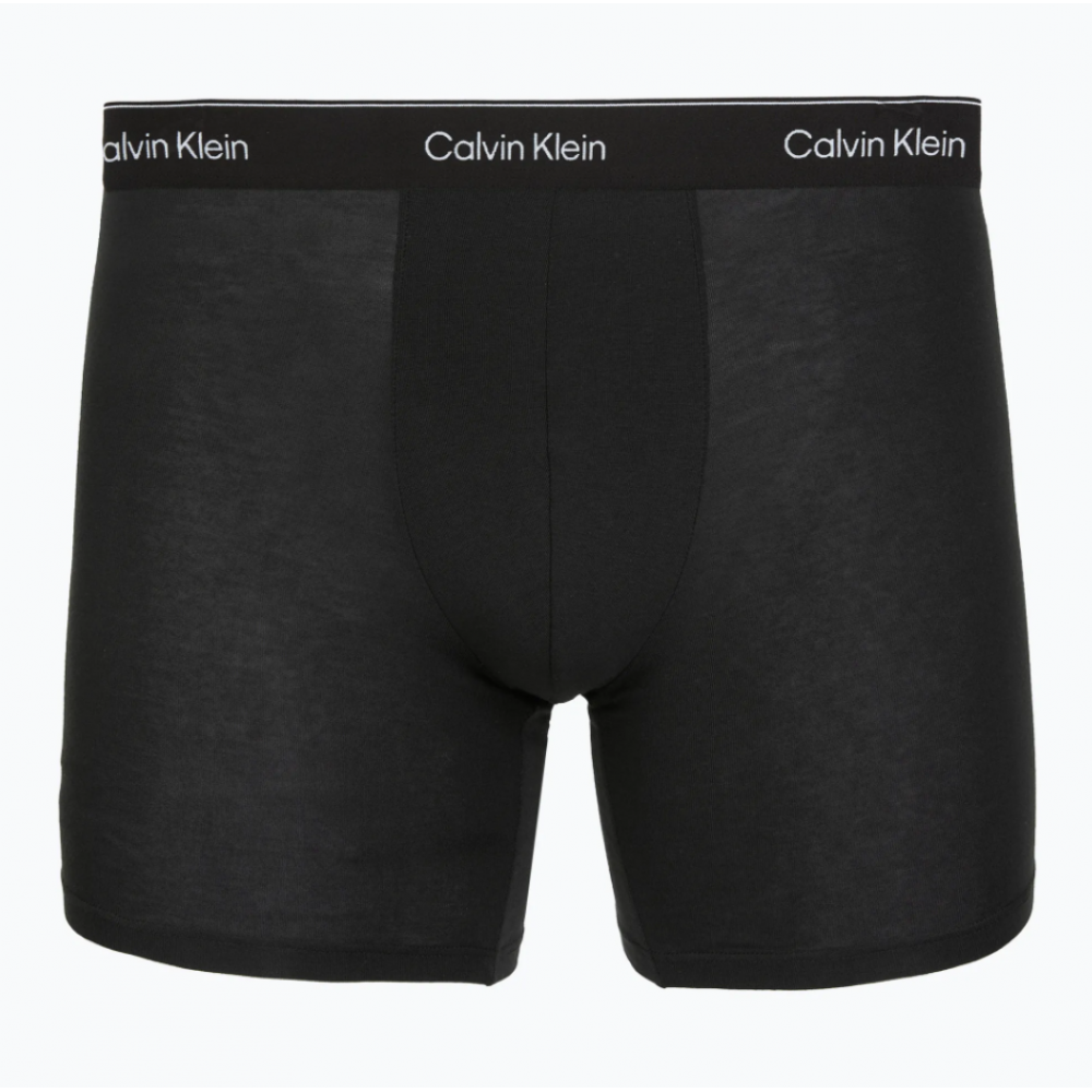 Calvin Klein LV00NB4394-40I, Men's Icon Boxer Brief  3 τεμ. Ανδρικά Μπόξερ Μακρύ, ΜΑΥΡΟ