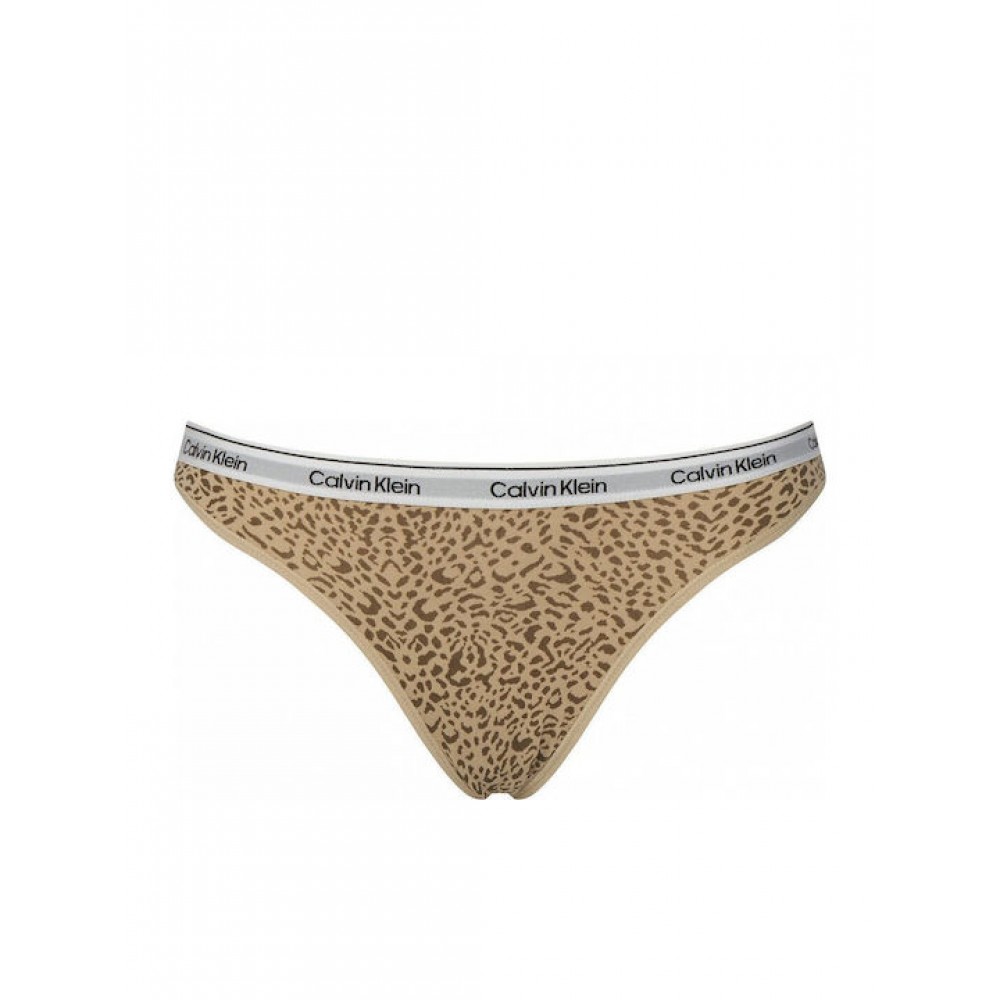 Calvin Klein LV00QD5209-3RN Thong 3PK, Γυναικεία Bαμβακερά κυλοτάκια String 3τεμ. MULTI COLOR