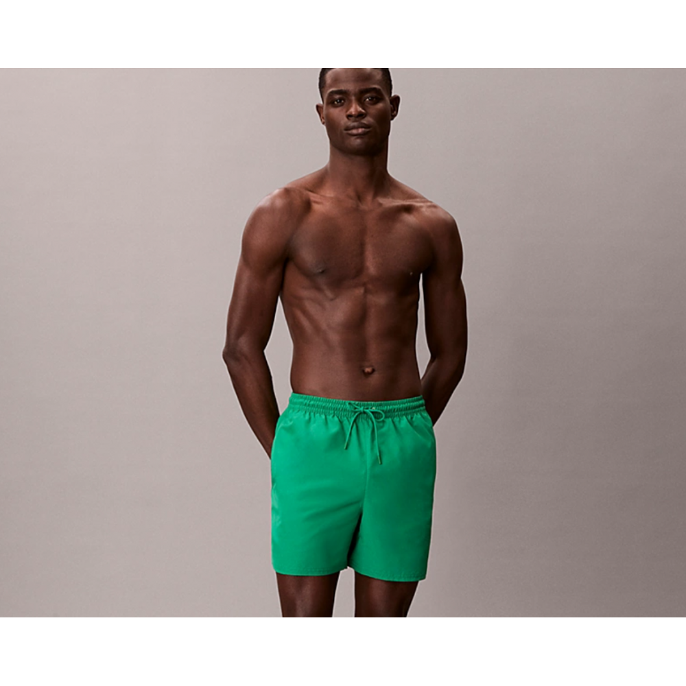 Calvin Klein LV00N61045-QCP, Medium Drawstring Waistband, Ανδρικό Μαγιό MARDI GRAS GREEN
