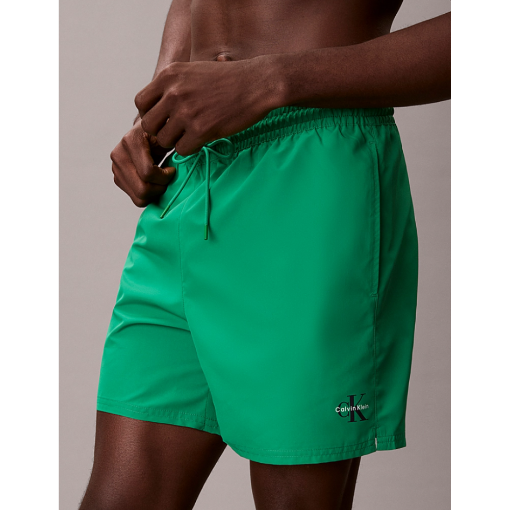 Calvin Klein LV00N61045-QCP, Medium Drawstring Waistband, Ανδρικό Μαγιό MARDI GRAS GREEN