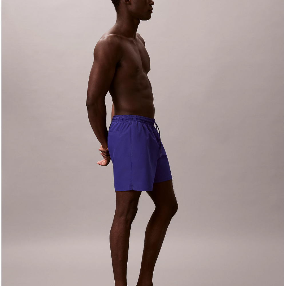 Calvin Klein LV00N61045-C8X, Medium Drawstring Waistband, Ανδρικό Μαγιό BLUE RIVER FOG