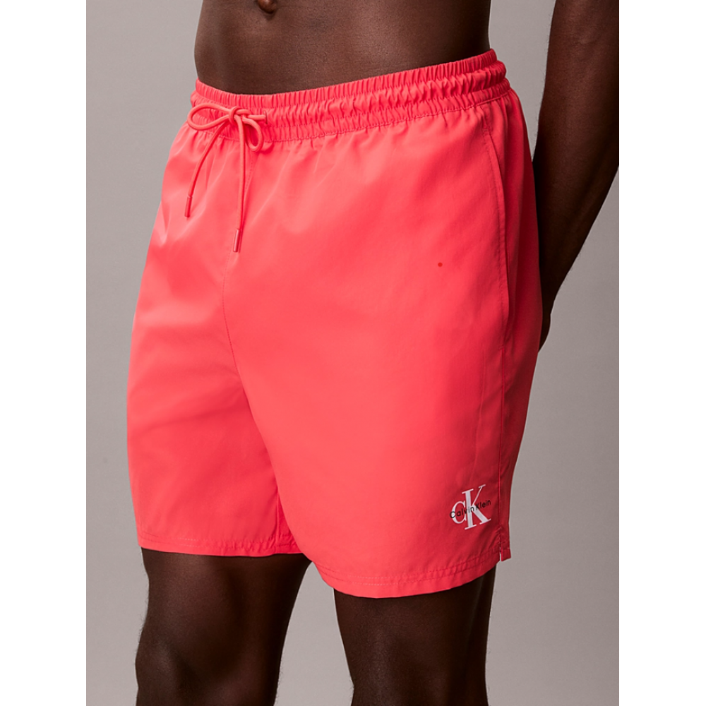 Calvin Klein LV00N61045-XKP, Medium Drawstring Waistband, Ανδρικό Μαγιό PUNCH PINK