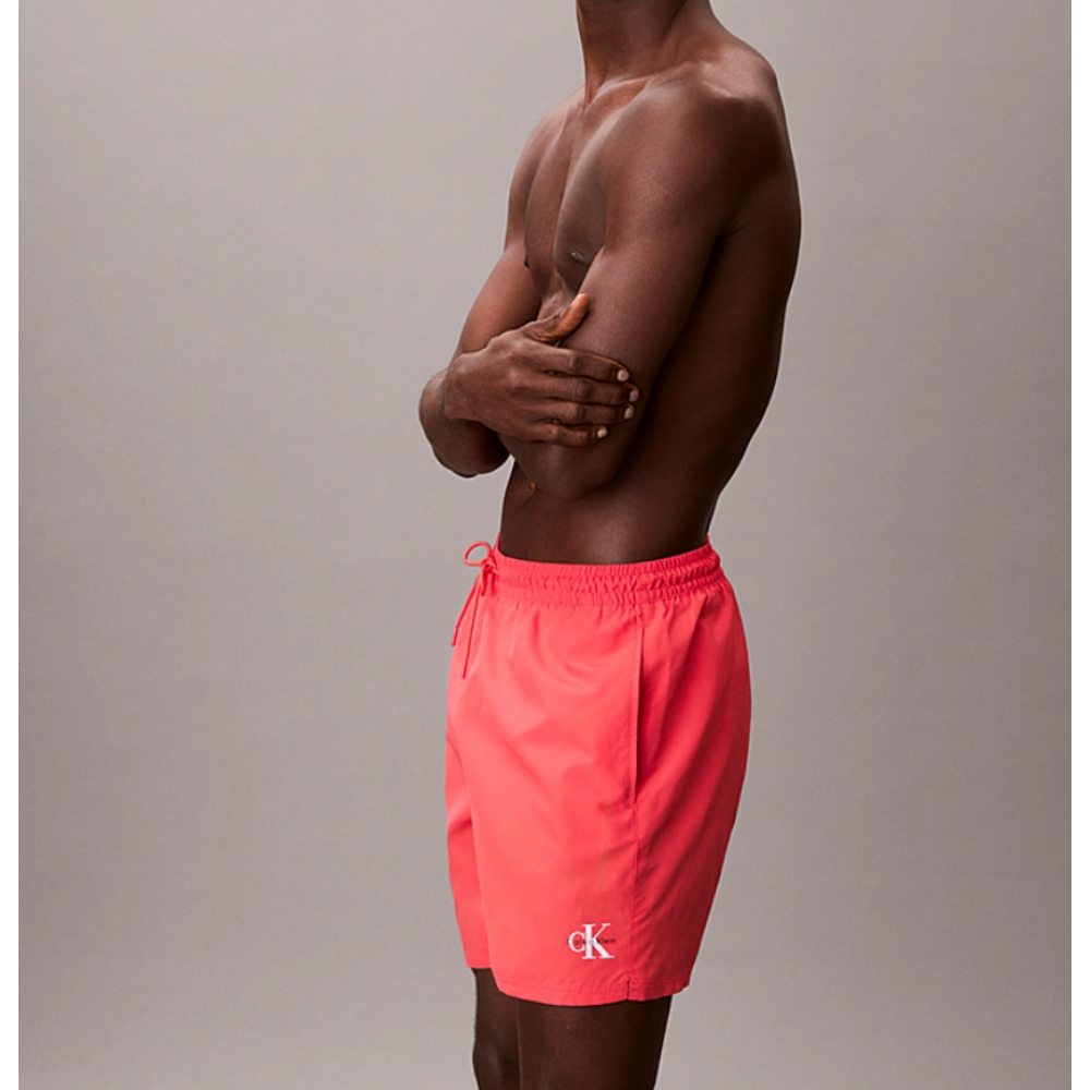 Calvin Klein LV00N61045-XKP, Medium Drawstring Waistband, Ανδρικό Μαγιό PUNCH PINK