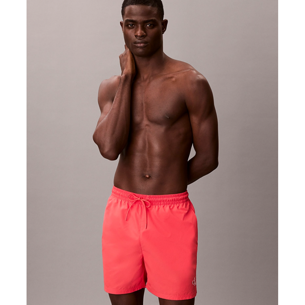 Calvin Klein LV00N61045-XKP, Medium Drawstring Waistband, Ανδρικό Μαγιό PUNCH PINK
