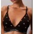 Calvin Klein LV00QF8498-PCS Lightly Lined Triangle Bralette - Icon Cotton Modal,  ΜΑΥΡΟ