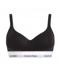 Calvin Klein LV00QF8500-UB1, Γυναικείο Αθλητικό Μπουστάκι Push Up με ενίσχυση, ΜΑΥΡΟ