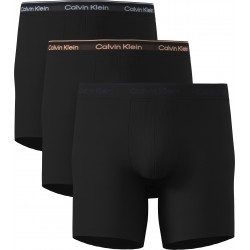 Calvin Klein LV00NB4394-40I, Men's Icon Boxer Brief  3 τεμ. Ανδρικά Μπόξερ Μακρύ, ΜΑΥΡΟ
