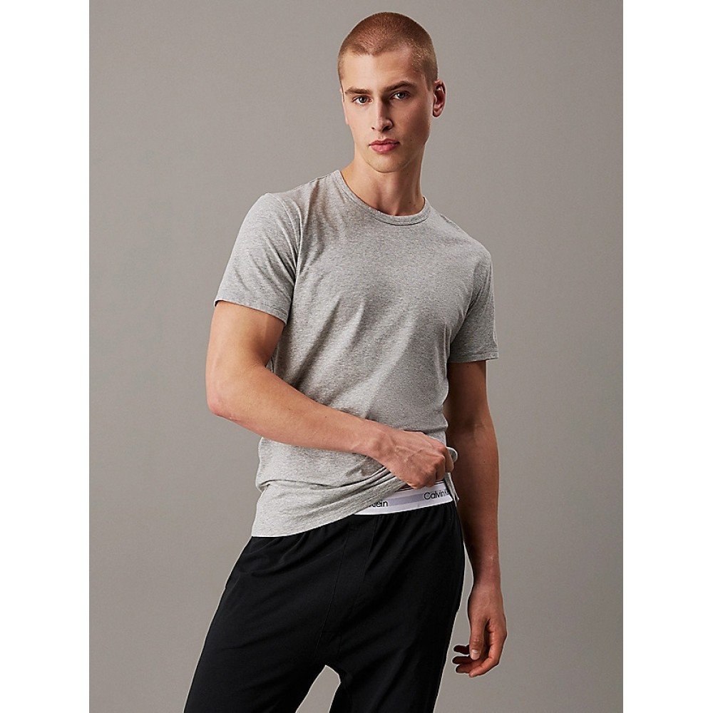 Calvin Klein LV00NB4185-MP1,  S/S Crew Neck 3pk, Ανδρικές Φανέλες Κοντό Μανίκι 3 τεμ. MULTI COLOR