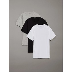 Calvin Klein LV00NB4185-MP1,  S/S Crew Neck 3pk, Ανδρικές Φανέλες Κοντό Μανίκι 3 τεμ. MULTI COLOR