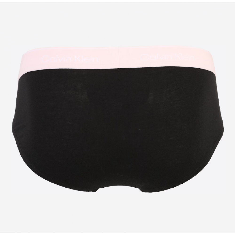 Calvin Klein LV00NB4388-3ZG, ICON COTTON STRETCH Hip Brief, Ανδρικά Σλιπ 3 τεμ. BLACK 