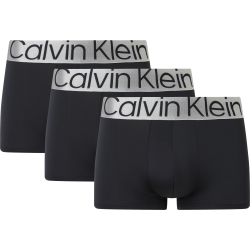 Ανδρικά Boxer Calvin Klein Low Rise Trunk 000NB3074A-7V1 3pack ΜΑΥΡΟ