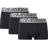 Ανδρικά Boxer Calvin Klein Low Rise Trunk 000NB3074A-7V1 3pack ΜΑΥΡΟ