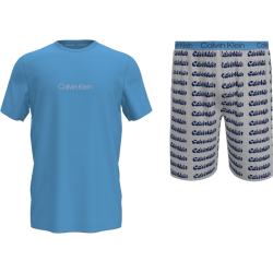 Calvin Klein S/S SHORT SET 000NM2183Ε-1MZ Ανδρικό Homewear  ΣΙΕΛ