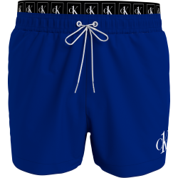 Ανδρικό Μαγιό Calvin Klein Short Double WB, KM0KM00710-C7L BOLD BLUE