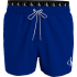 Ανδρικό Μαγιό Calvin Klein Short Double WB, KM0KM00710-C7L BOLD BLUE