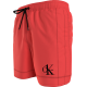 Ανδρικό Μαγιό Calvin Klein Medium Drawstring, KM0KM00742-SN6  Bright Vermillion