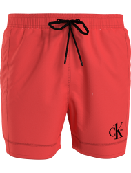 Ανδρικό Μαγιό Calvin Klein Medium Drawstring, KM0KM00742-SN6  Bright Vermillion