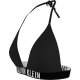 Μαγιό Τριγωνάκι Top Calvin Klein Triangle KW0KW01824-BEH με δέσιμο στο λαιμό και την πλάτη, ΜΑΥΡΟ