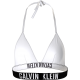 Μαγιό Τριγωνάκι Top Calvin Klein Triangle KW0KW01824-YCD με δέσιμο στο λαιμό και την πλάτη ΛΕΥΚΟ