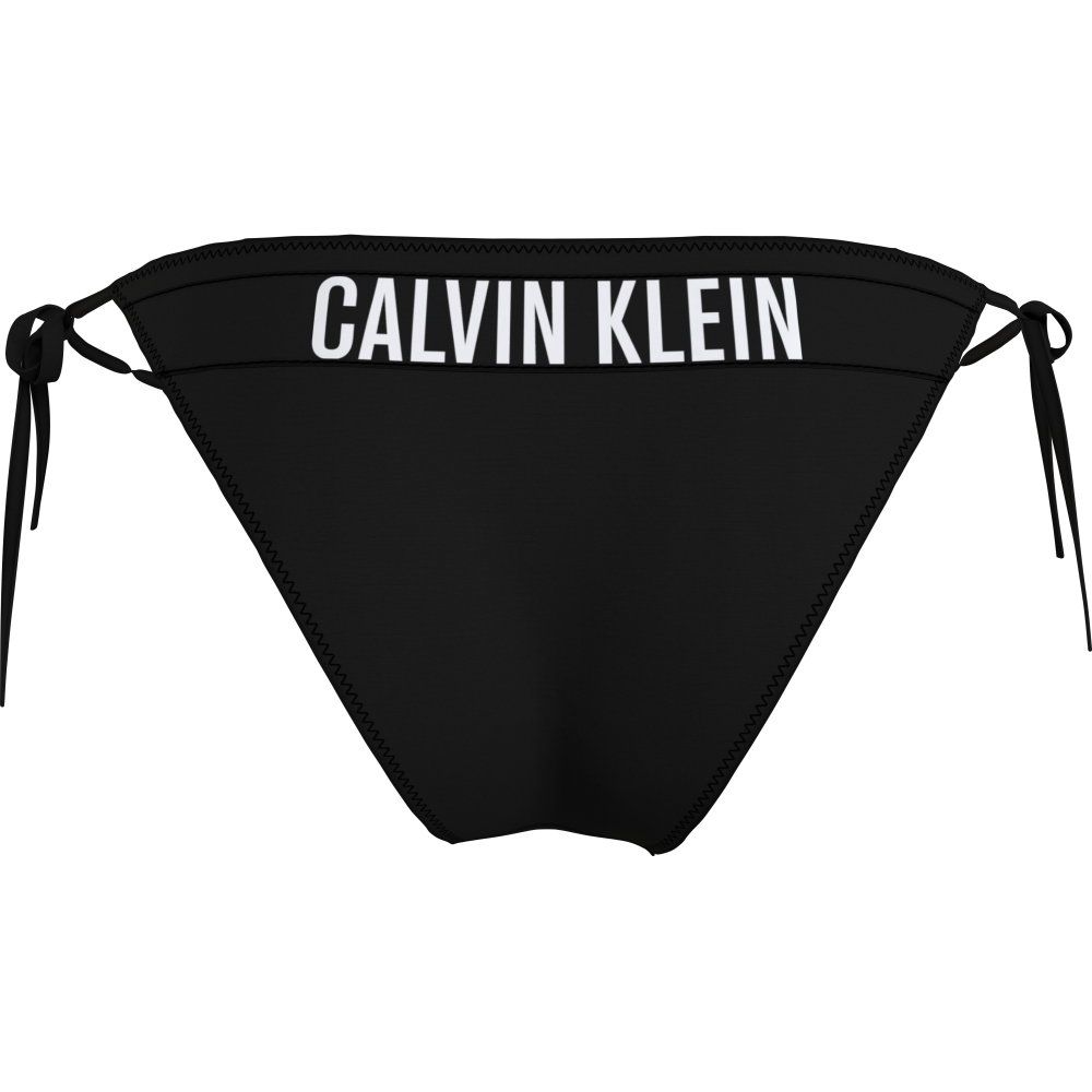 Calvin Klein String Side Tie Cheeky Bikini KW0KW01858-ΒΕΗ, Γυναικείο Κυλοτάκι Μαγιό Δετό, ΜΑΥΡΟ