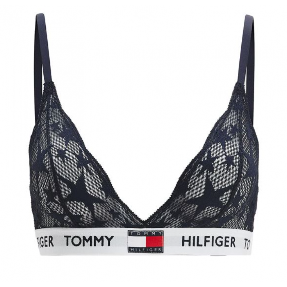 Γυναικείο Μπουστάκι Τρίγωνο Tommy Hilfiger UW0UW03501-DW5 Star Lace Desert Sky