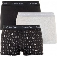 Calvin Klein Low Rise Trunk 3 τεμ. U2664G-YKS, ΠΟΛΥΧΡΩΜΑ