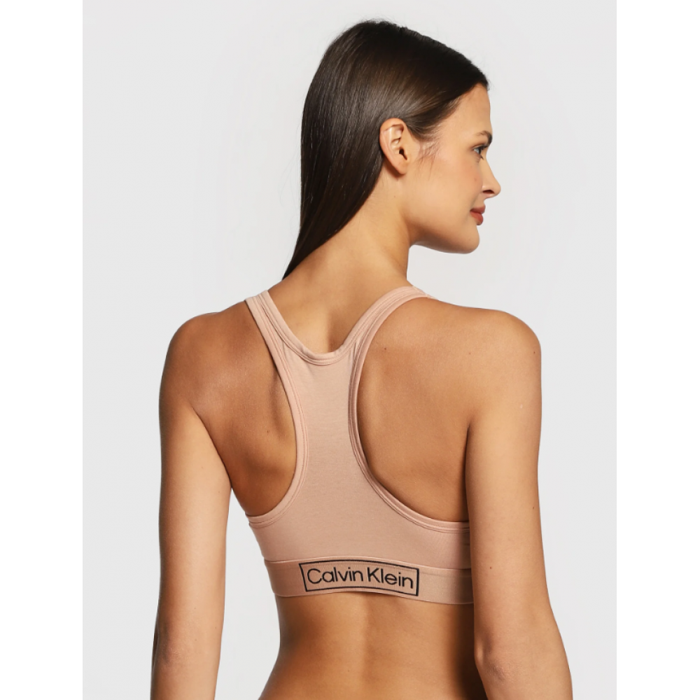 Calvin Klein Unlined Bralette 000QF6768E-TRK  Bralette με φαρδύ λάστιχο και λογότυπο