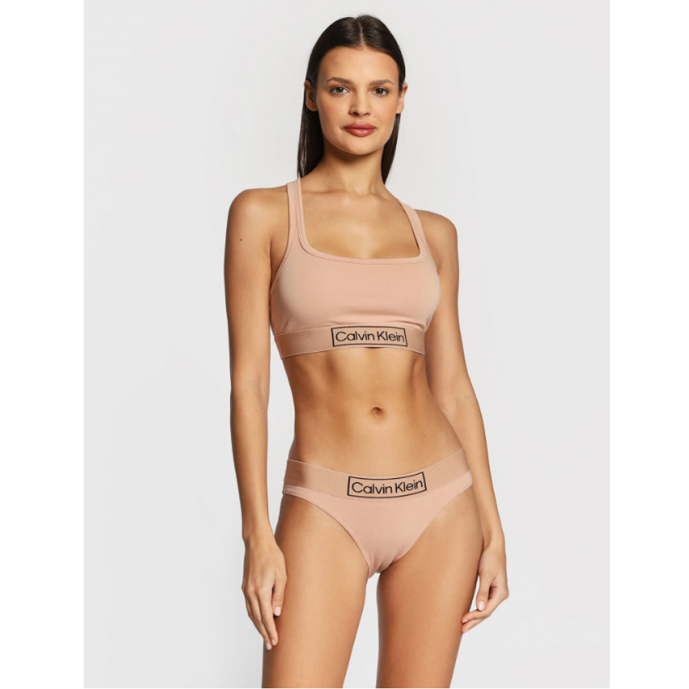 Calvin Klein Unlined Bralette 000QF6768E-TRK  Bralette με φαρδύ λάστιχο και λογότυπο