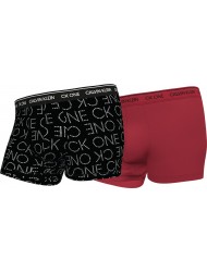 Boxer Calvin Klein  000NB2670A-V6L 2pack "Limited Edition" ΜΑΥΡΟ-ΚΟΚΚΙΝΟ