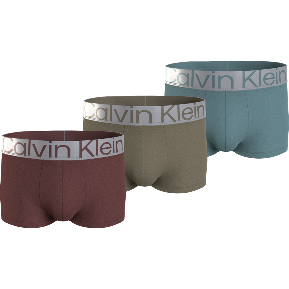 Ανδρικά Boxer Calvin Klein Low Rise Trunk 000NB3074A-GIB 3pack MULTI COLOR