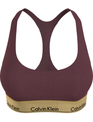Calvin Klein Unlined Bralette 000QF7445E-GEX,  με φαρδύ λάστιχο και αθλητική πλάτη, ΜΠΟΡΝΤΟ Calvin Klein Unlined Bralette 000QF7445E-GEX,  με φαρδύ λάστιχο και αθλητική πλάτη, ΜΠΟΡΝΤΟ