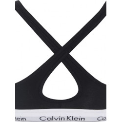 Calvin Klein Lift Bralette 000QF1654E-001 Γυναικείο Μπουστάκι με ελαφριά ενίσχυση και χιαστί τιράντες ΜΑΥΡΟ