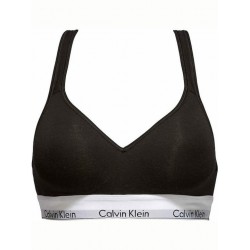 Calvin Klein Lift Bralette 000QF1654E-001 Γυναικείο Μπουστάκι με ελαφριά ενίσχυση και χιαστί τιράντες ΜΑΥΡΟ