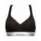 Calvin Klein Lift Bralette 000QF1654E-001 Γυναικείο Μπουστάκι με ελαφριά ενίσχυση και χιαστί τιράντες ΜΑΥΡΟ