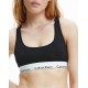 Calvin Klein Unlined Bralette 0000F3785E-001  με φαρδύ λάστιχο και αθλητική πλάτη ΜΑΥΡΟ