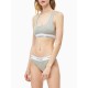 Calvin Klein Unlined Bralette 0000F3785E-020  με φαρδύ λάστιχο και αθλητική πλάτη ΓΚΡΙ