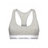 Calvin Klein Unlined Bralette 0000F3785E-020  με φαρδύ λάστιχο και αθλητική πλάτη ΓΚΡΙ